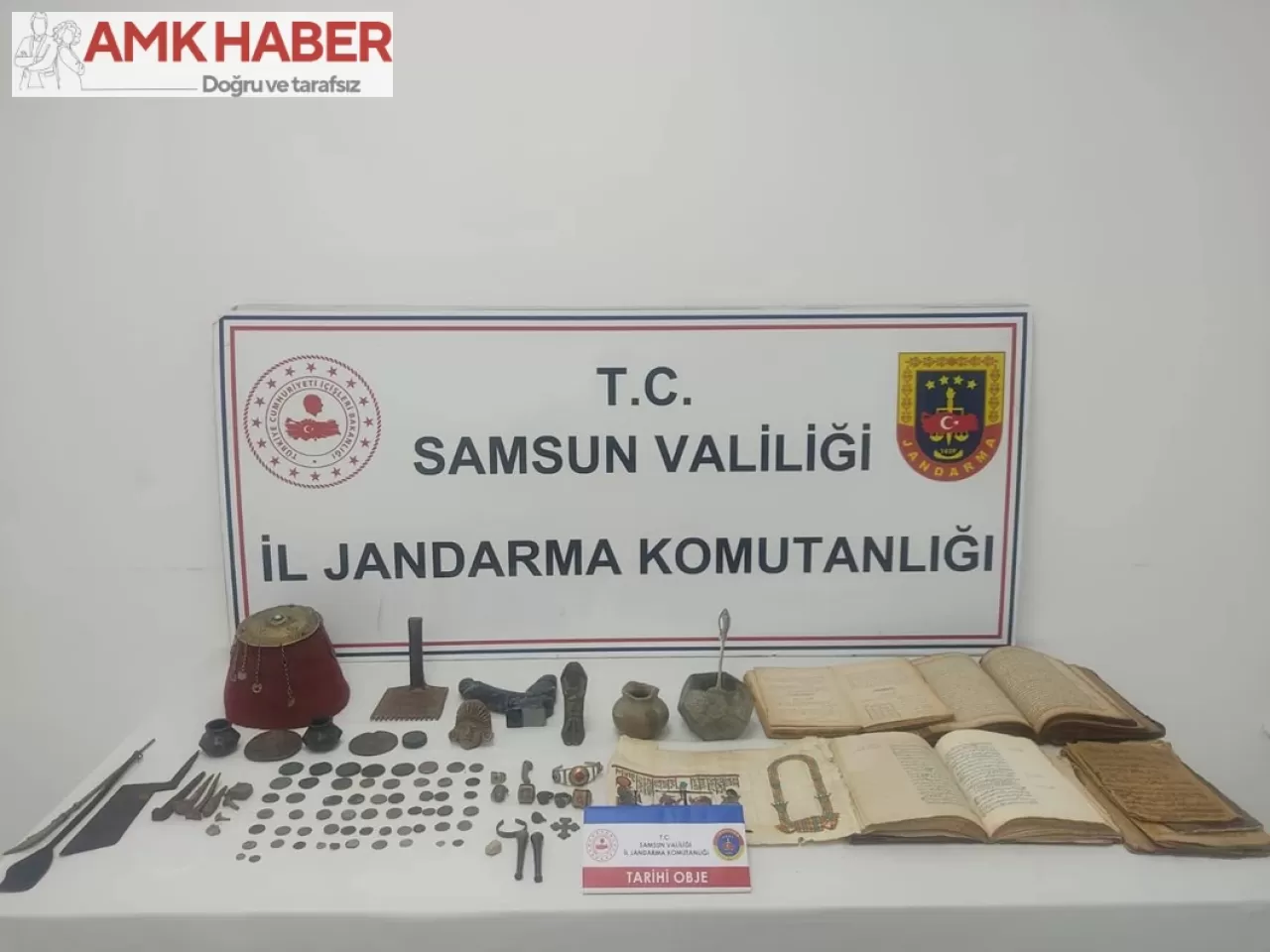 Samsun'da tarihi eser kaçakçılığına büyük darbe!